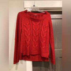❤️✨Red Sparkle Winter Sweater Size Large